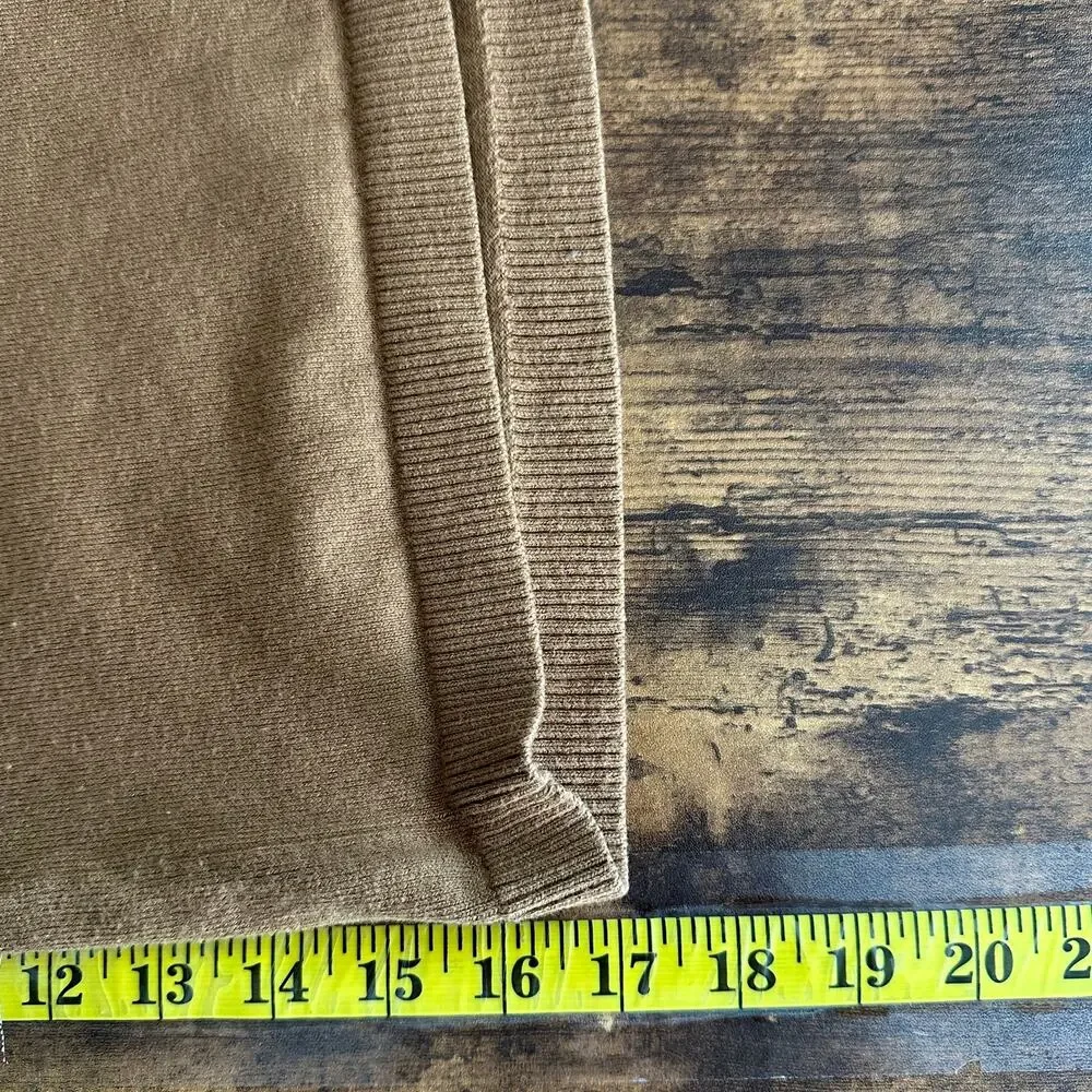 NWOT J Crew Cotton Cashmere Shorts XL Camel Brown Cozy Quiet Luxury Preppy